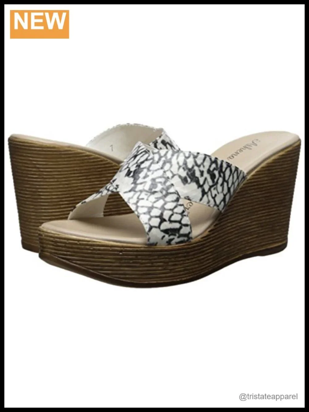 Wedge Sandal with Cushioned Footbed and Ankle Strap